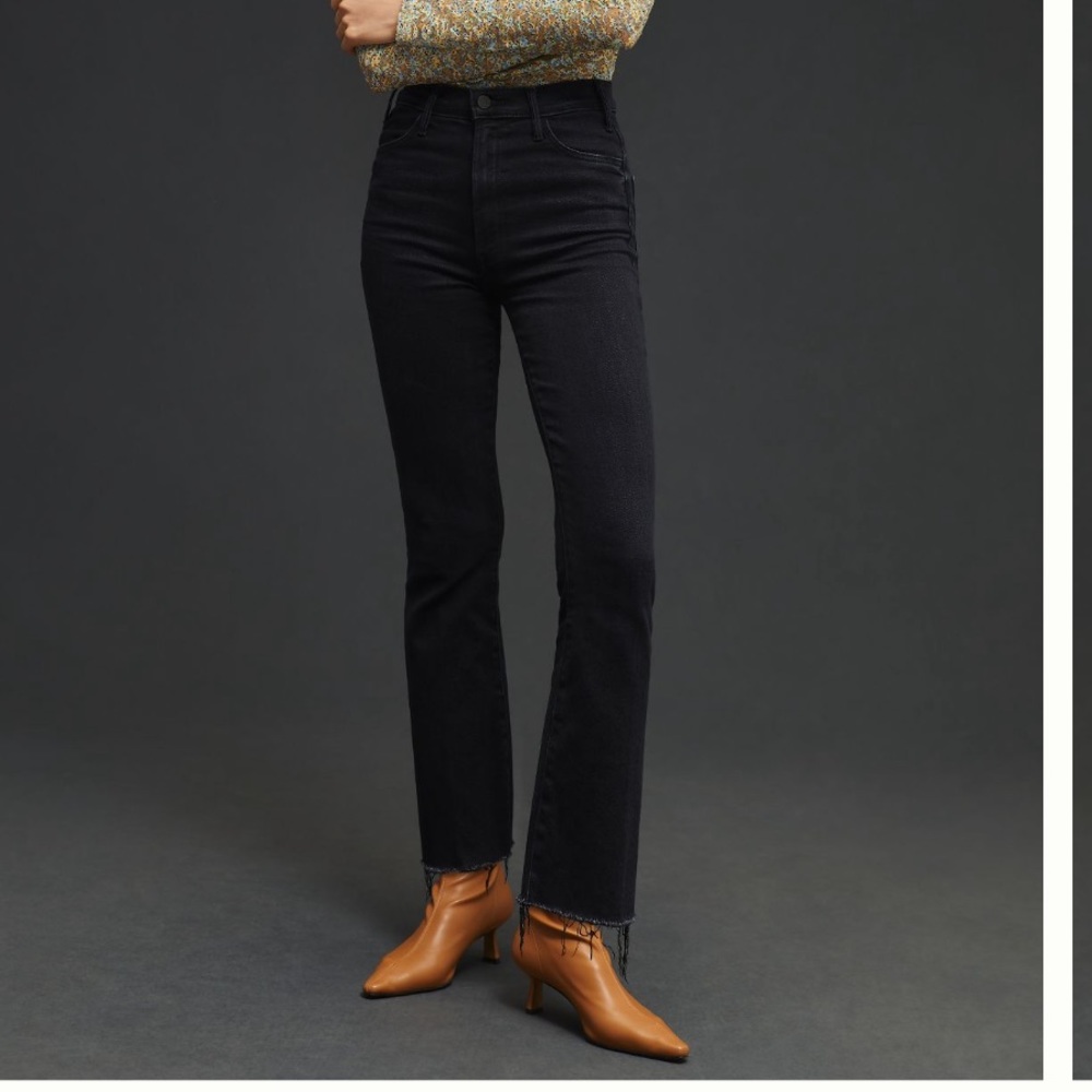 MOTHER DENIM The Hustler Ankle Fray Jeans